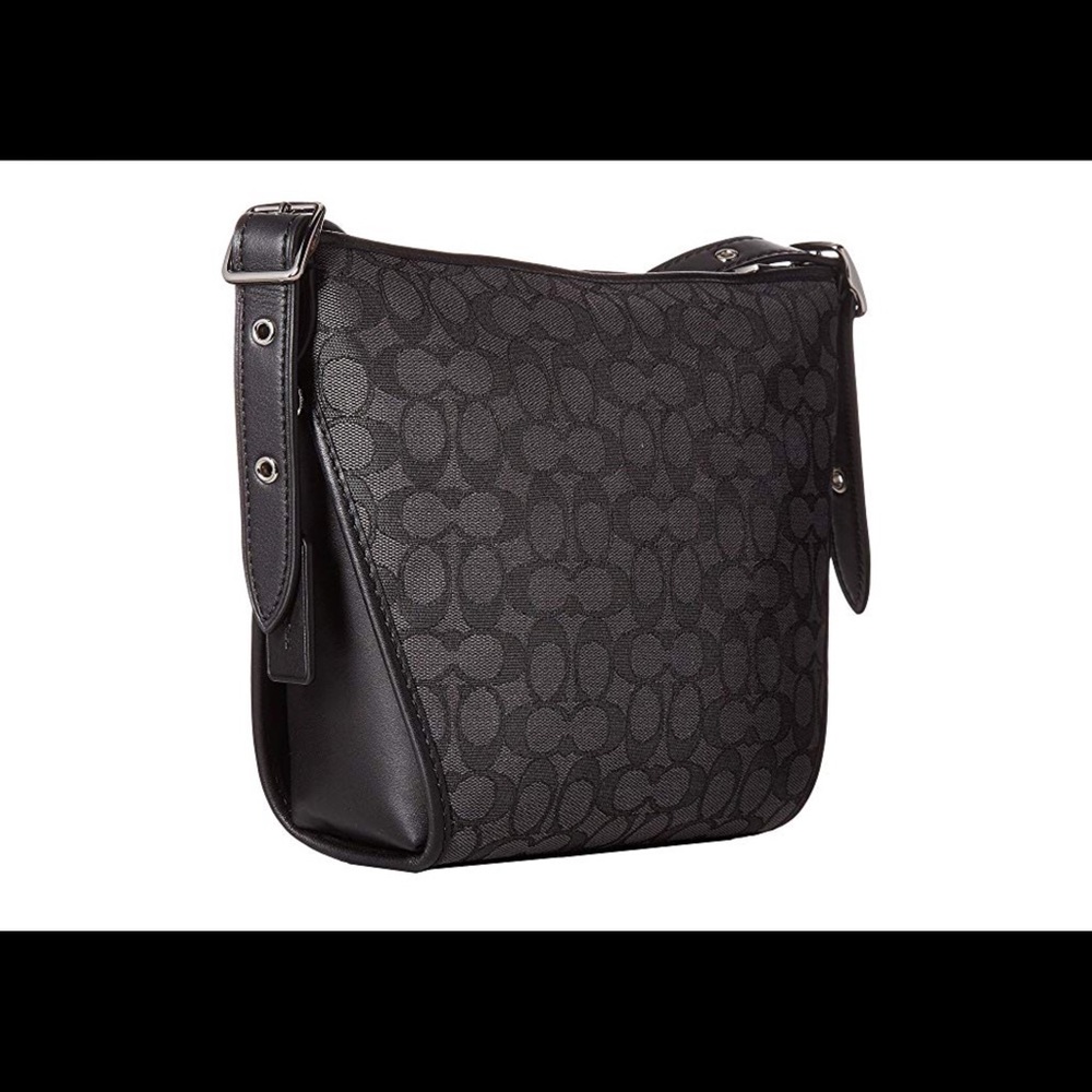 🌷COACH SMALL DUFFLETTE IN SIGNATURE BLACK-SMOKE - Picture 2 of 7